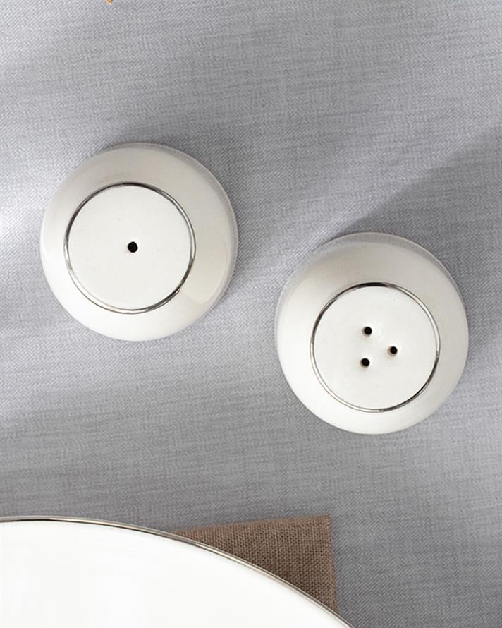 Torino Porselen Tuzluk-Biberlik Silver