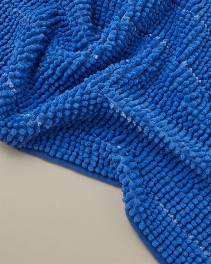 Trendy Kaydırmaz Taban Banyo Paspası 50x80 cm Mavi