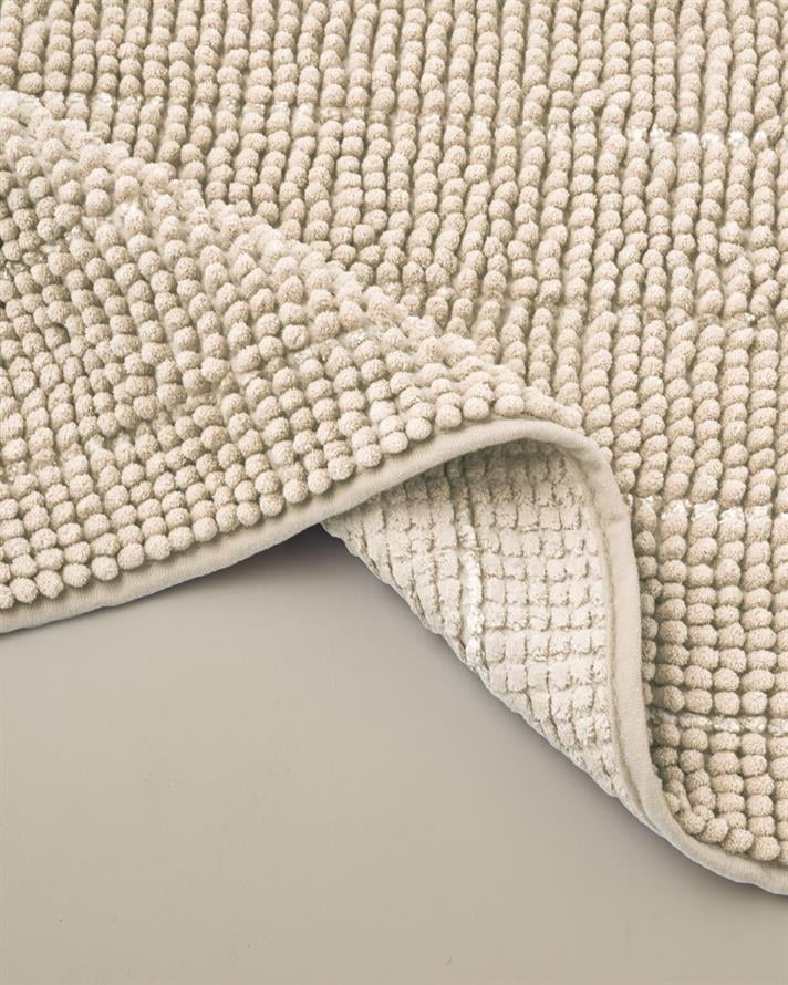 Trendy Kaydırmaz Taban Banyo Paspası 50x80 cm Bej