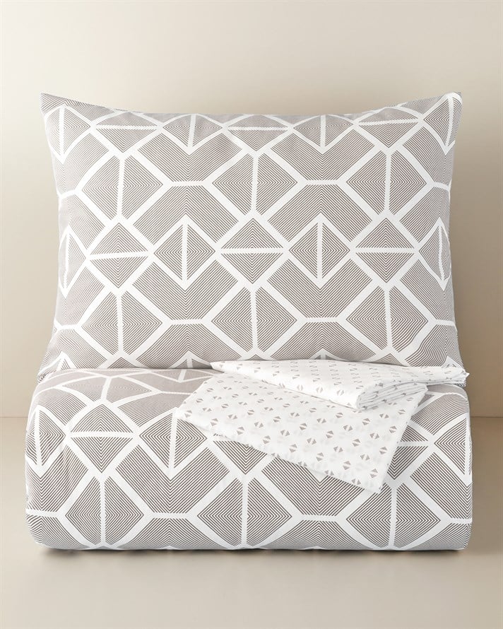 Triweave Kolay Ütülenir Tek Kişilik Nevresim Takımı 160x220 cm Bej