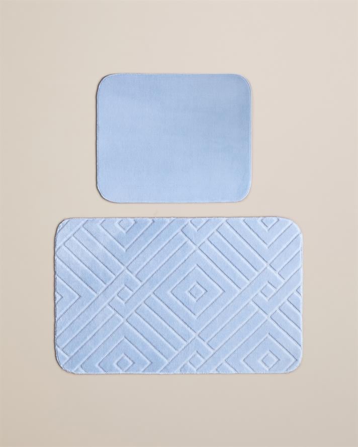 Twillow Banyo Paspası Seti Açık Mavi