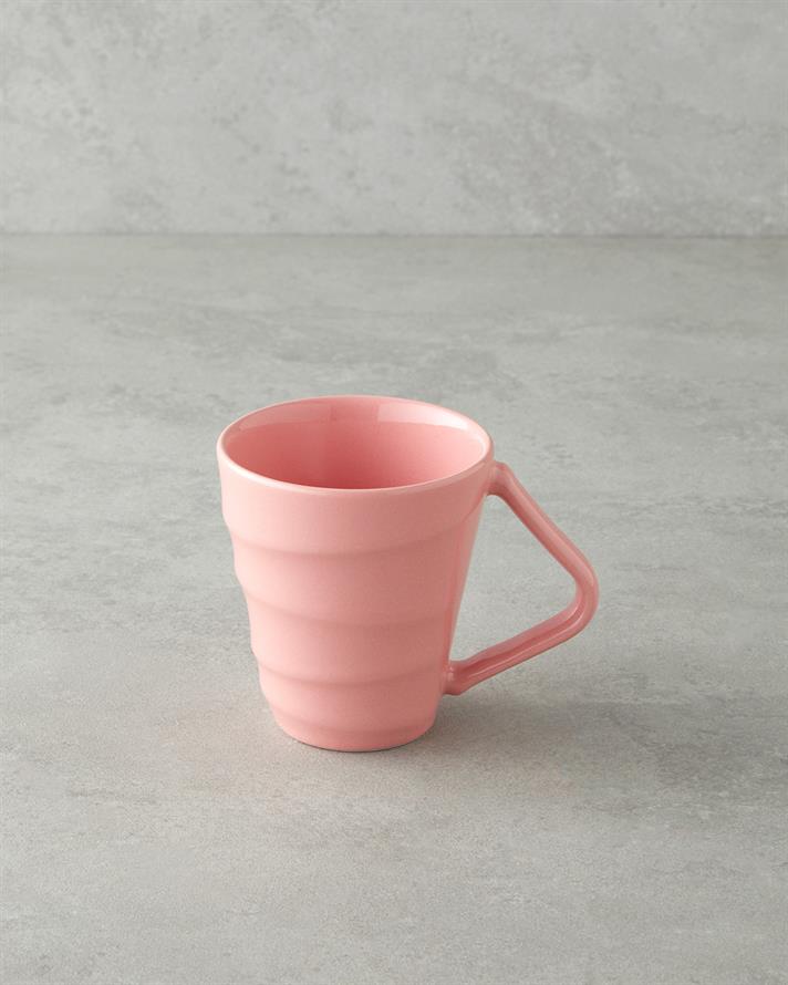 Twisty Seramik Kupa 255 ml Pembe