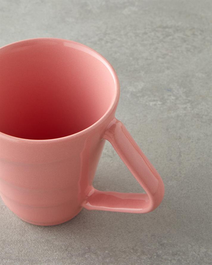Twisty Seramik Kupa 255 ml Pembe