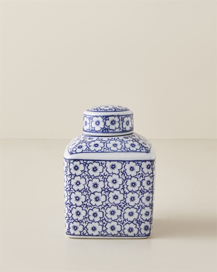 Valerie Porselen Vazo 15 cm Mavi