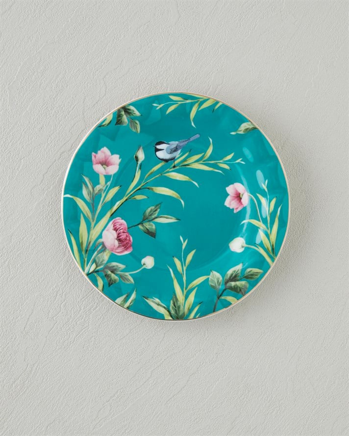 Vanilla New Bone China Pasta Tabağı 16 cm Turkuaz