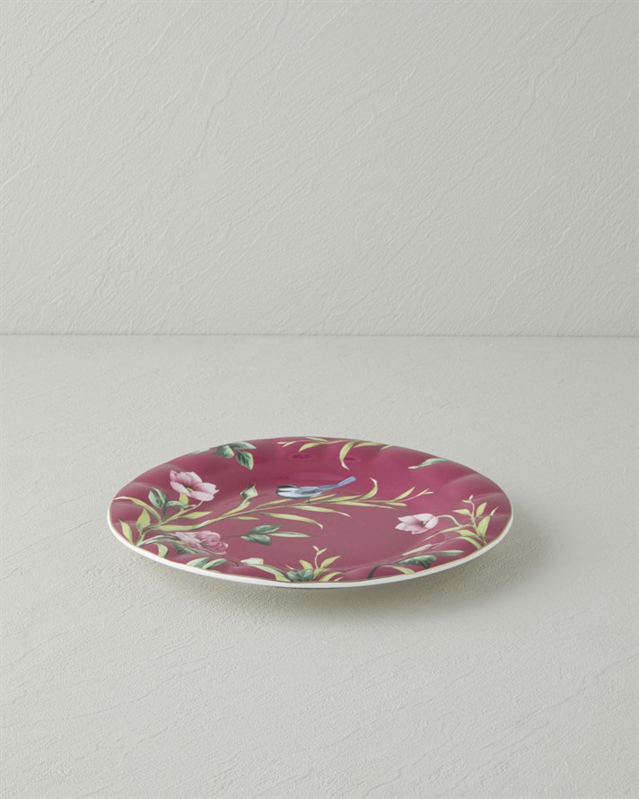 Vanilla New Bone China Pasta Tabağı 20 cm Mor