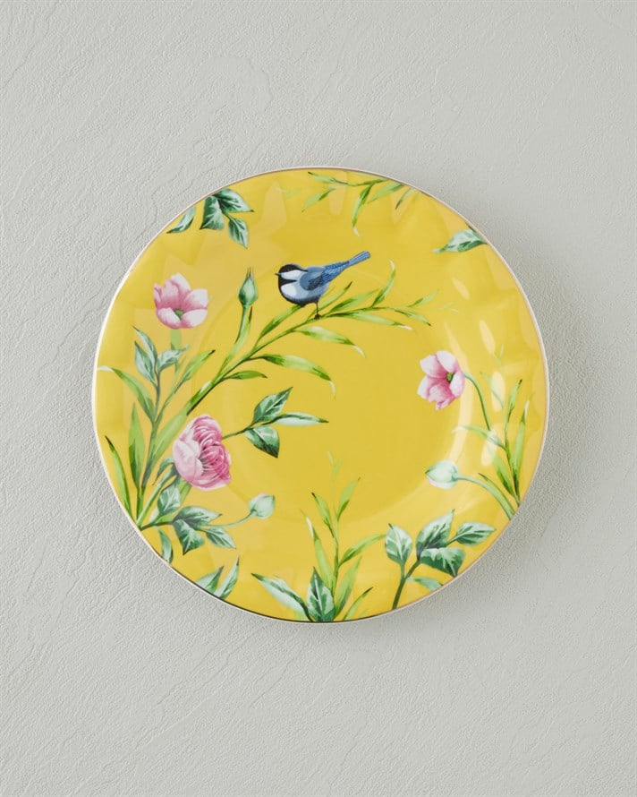 Vanilla New Bone China Pasta Tabağı 20 cm Sarı