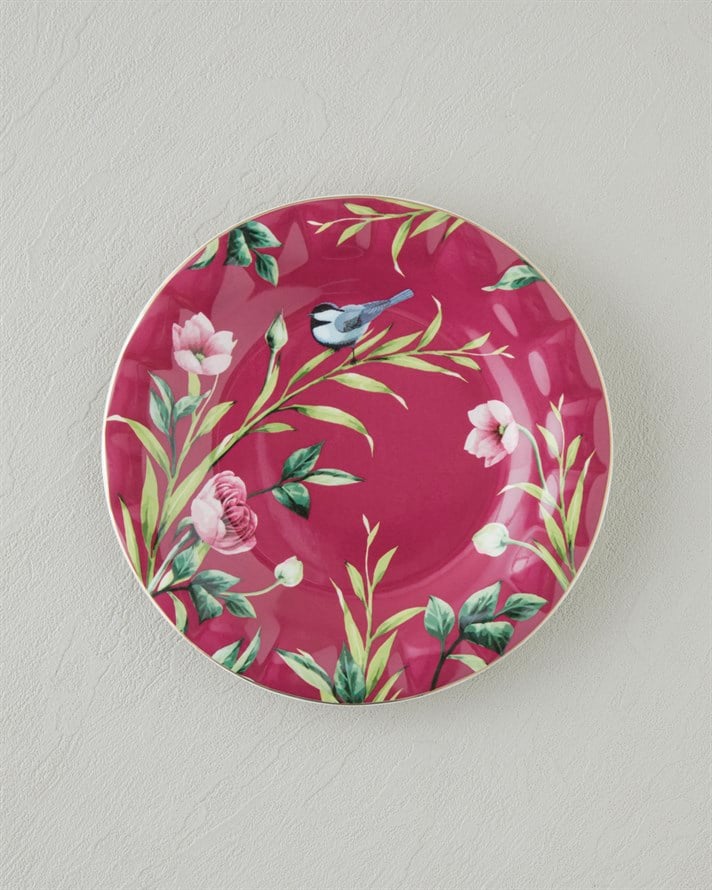 Vanilla New Bone China Pasta Tabağı 20 cm Mor