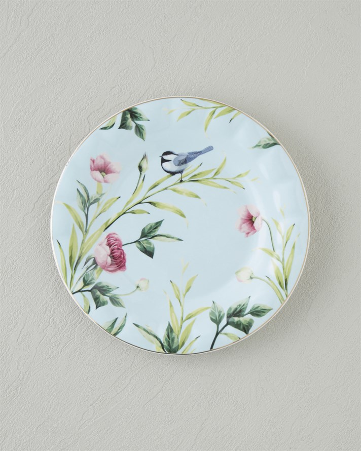 Vanilla New Bone China Pasta Tabağı 20 cm Açık Mavi