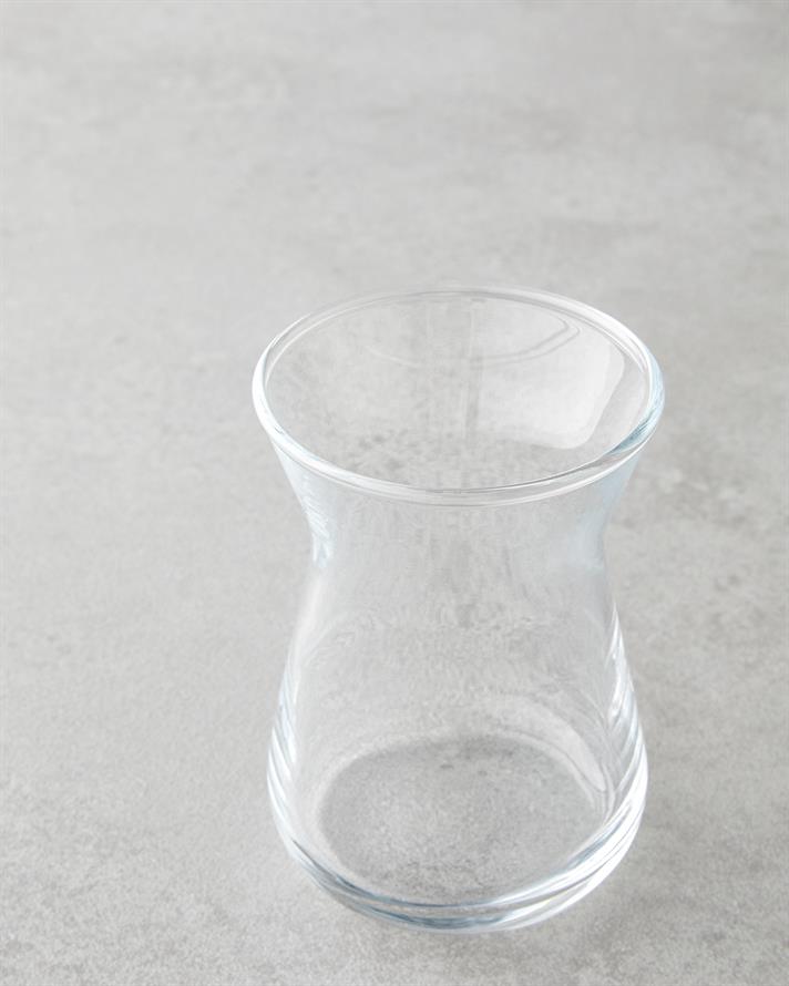 Velin Cam 6lı Çay Bardağı 132 ml Şeffaf