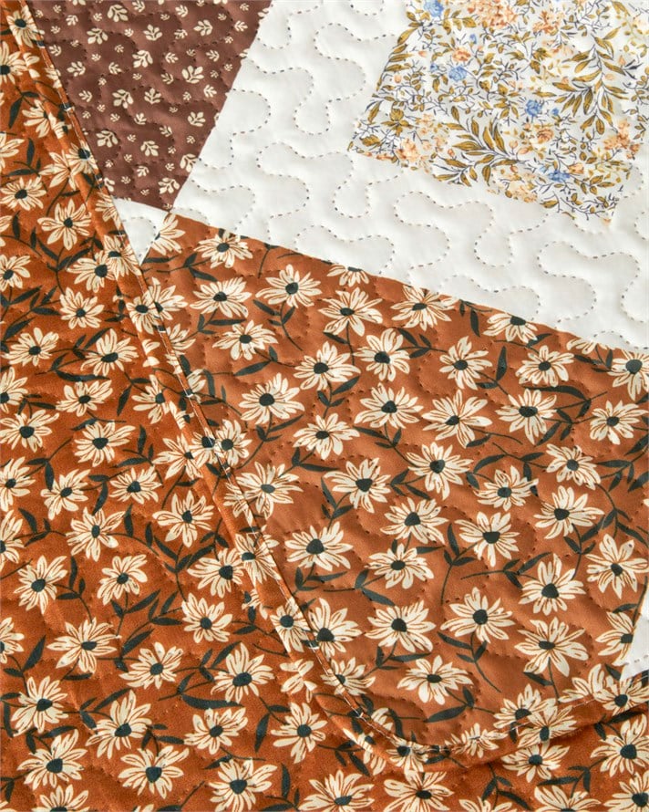 Velmora King Size Çok Amaçlı Örtü 240x220 cm Kahverengi