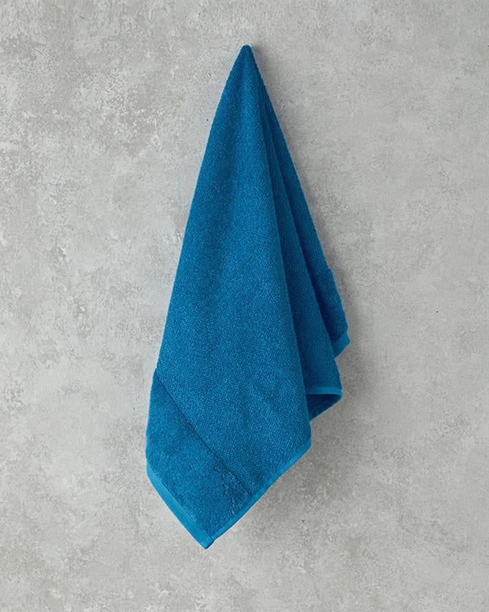 Velvet Touch Pamuklu Yüz Havlusu 50x80 cm Mavi