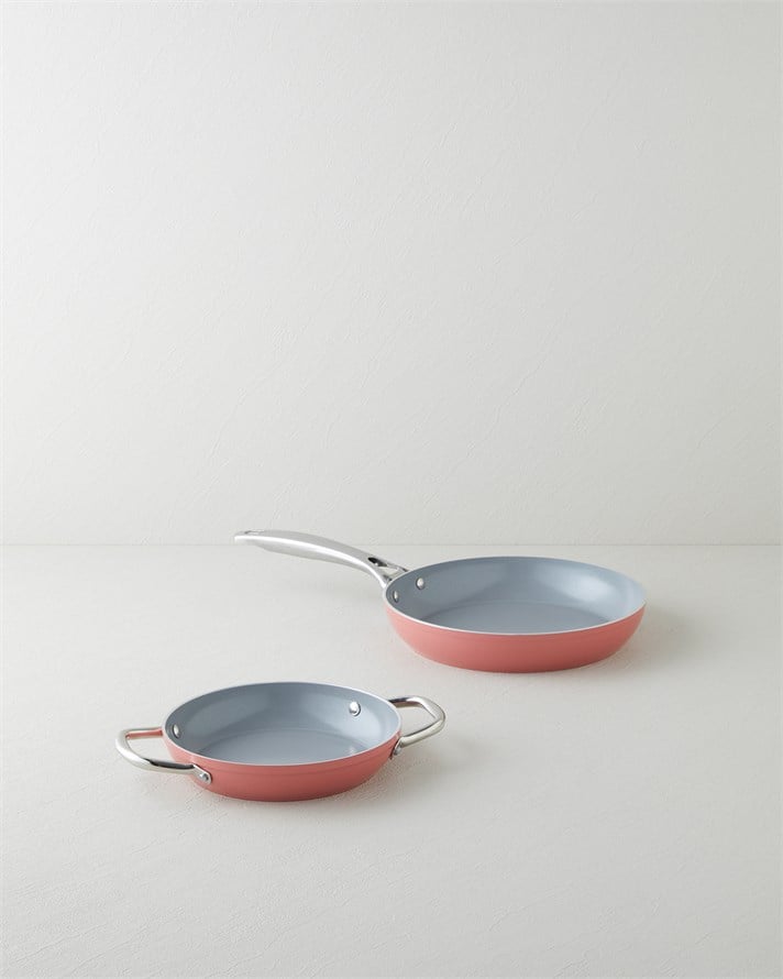 Venice CeraWell Tava-Sahan Seti 20-26 cm Pembe