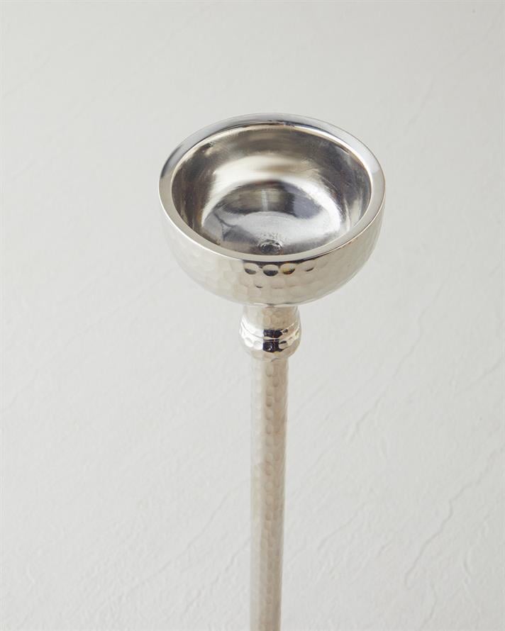 Vera Metal Dekoratif Obje 9 x 9 x 35 cm Silver