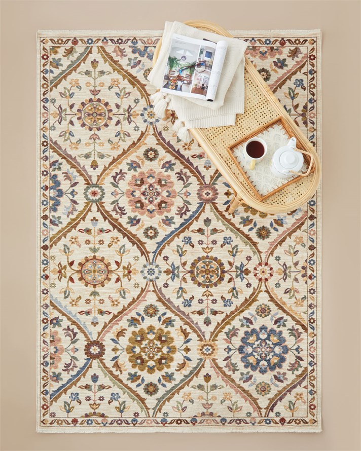 Verda Halı 100x200 cm Multicolor