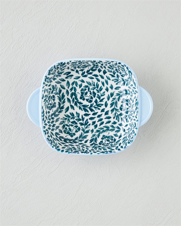Verlune New Bone China Çerezlik 18x18 cm Yeşil