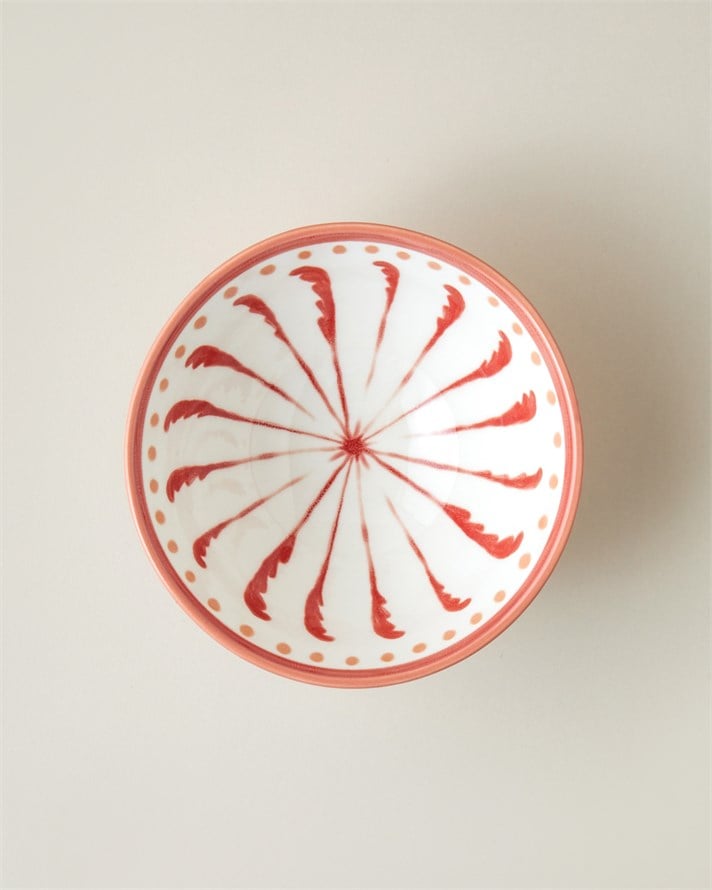 Verlune New Bone China Kase 11 cm Bordo