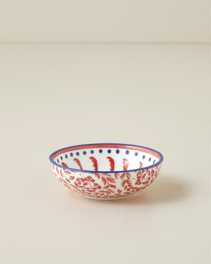 Verlune New Bone China Kase 9 cm Mavi - Pembe