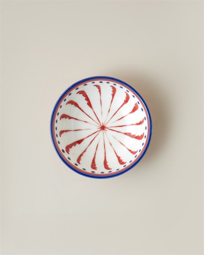 Verlune New Bone China Kase 9 cm Mavi - Pembe
