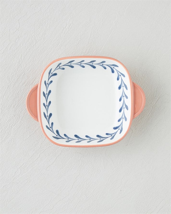 Verlurea New Bone China Çerezlik 18x18 cm Mavi