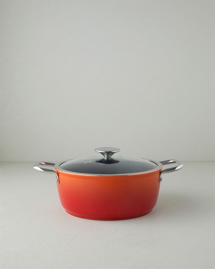 Verona Döküm Tencere Turuncu