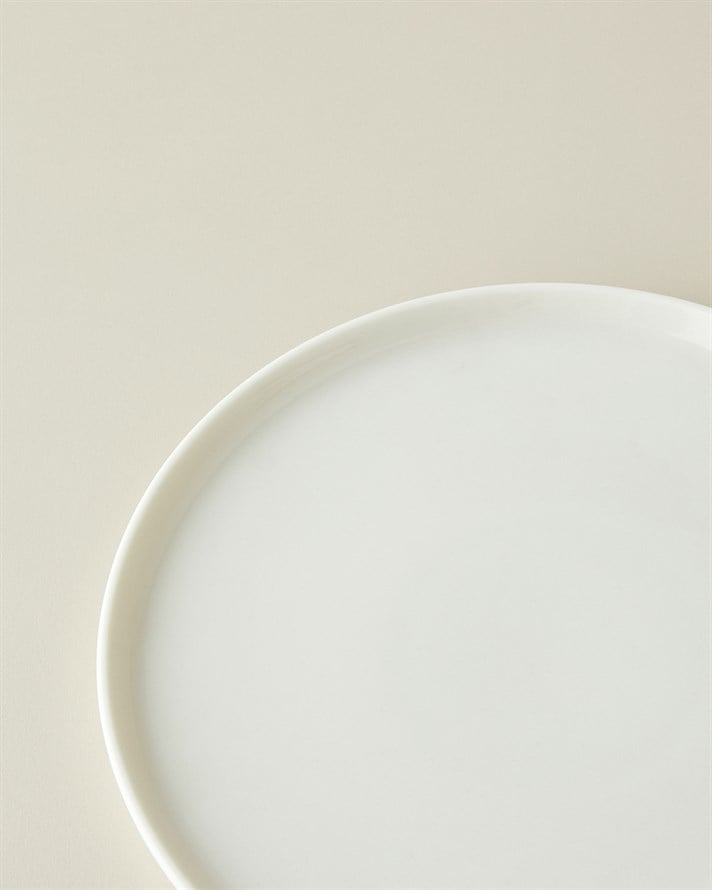 Verona Porselen Pasta Tabağı 21 cm Beyaz