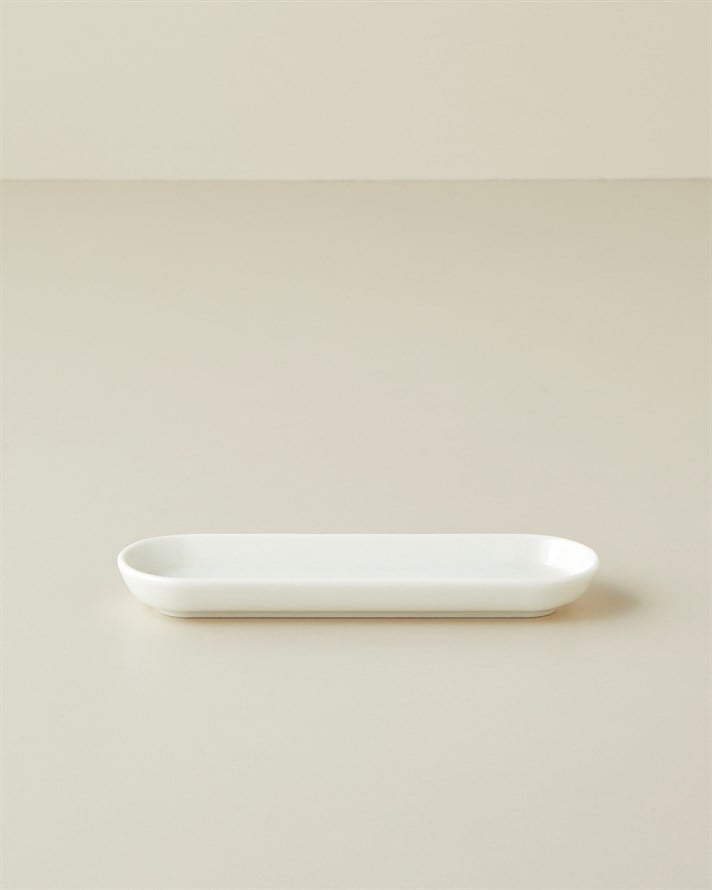 Verona Porselen Sunumluk 19 cm Beyaz