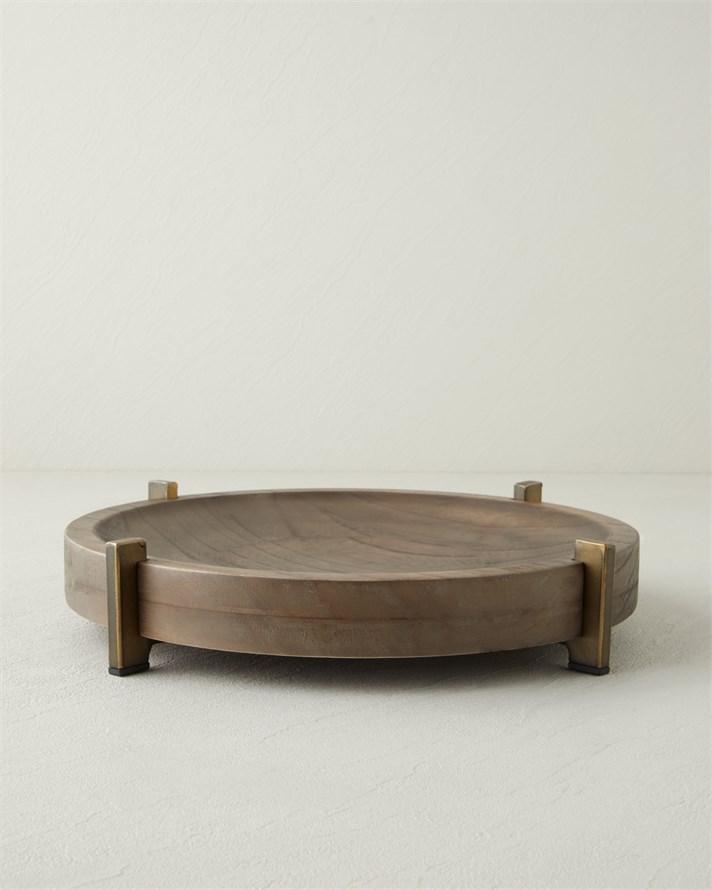 Verra Ahşap Dekoratif 36x36 cm Kahve