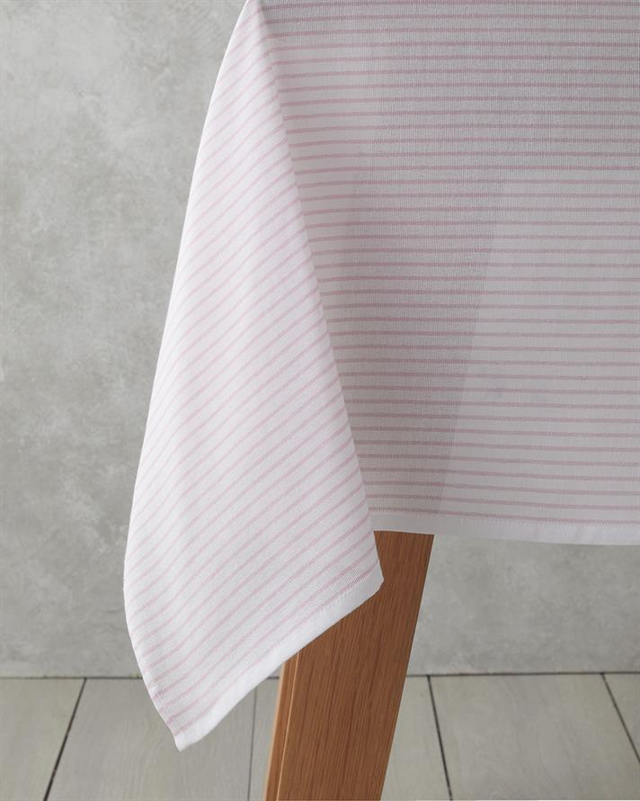 Vertical Pamuk Masa Örtüsü 140x200 cm Pembe