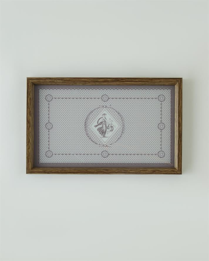 Vesta Dekoratif Tepsi 16x26 cm Bej