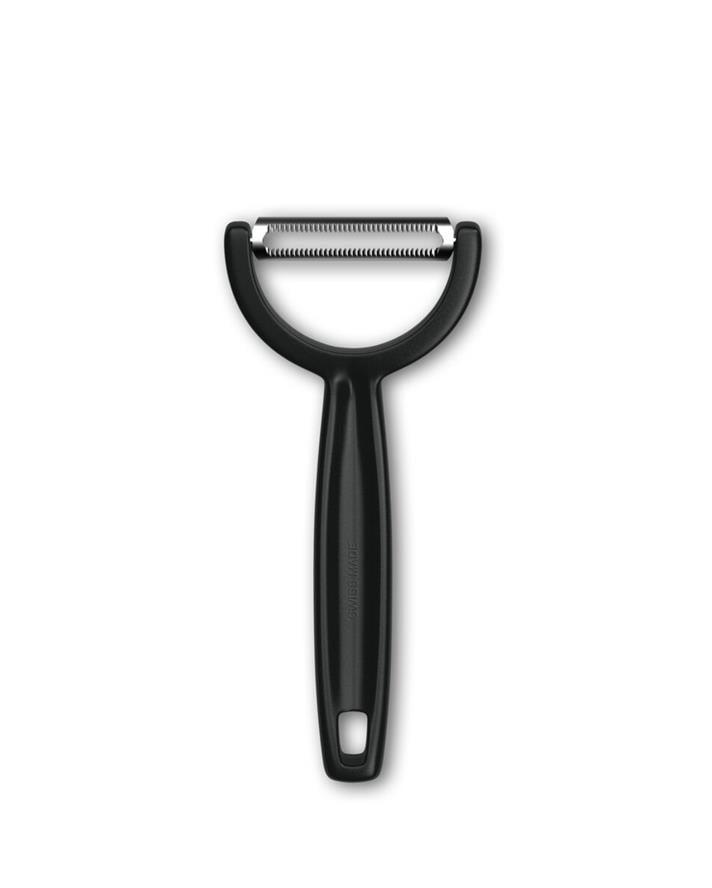 Victorinox YPSO Tırtıklı Kenar Çift Taraf Soyacak Siyah