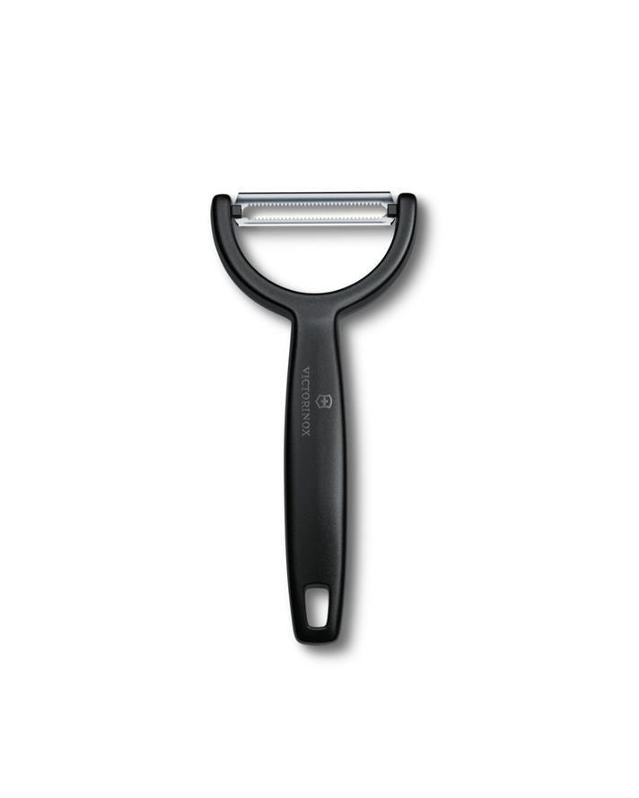 Victorinox YPSO Tırtıklı Kenar Çift Taraf Soyacak Siyah