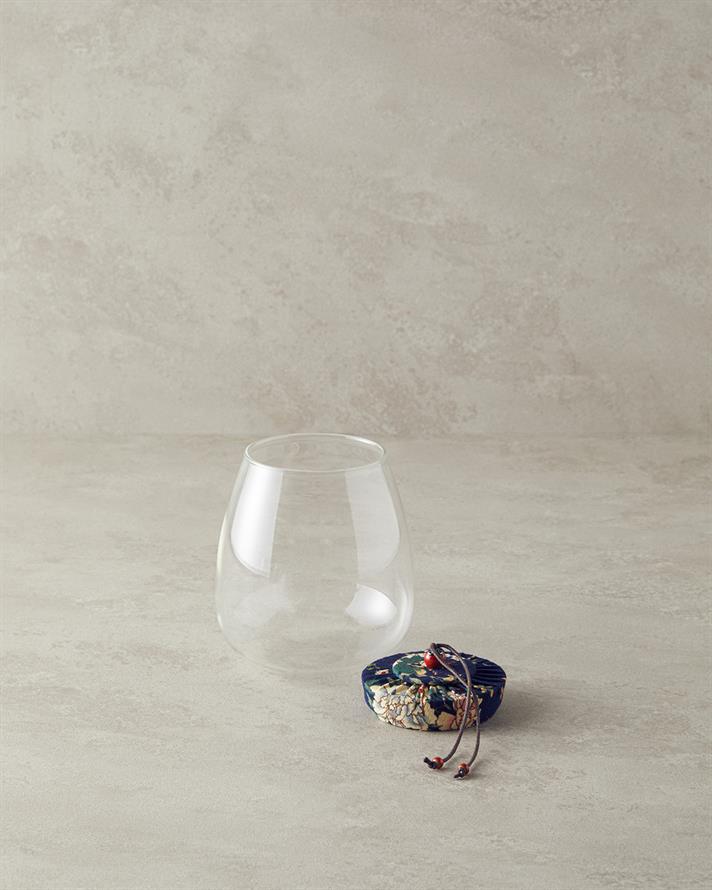 Vintage Borosilikat Kavanoz Lacivert