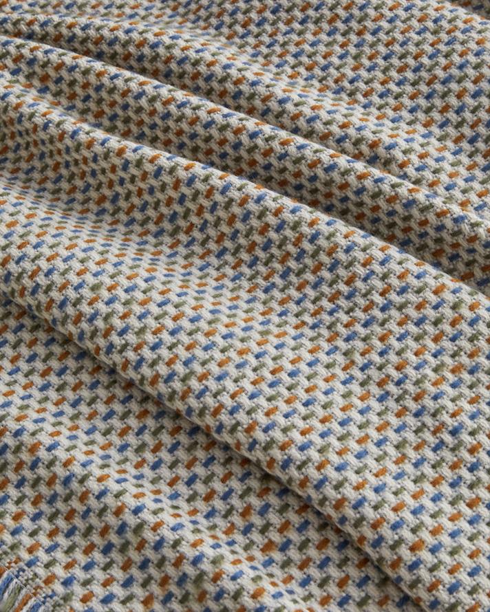 Vintage Paisley Koltuk Şalı 140x170 cm Yeşil