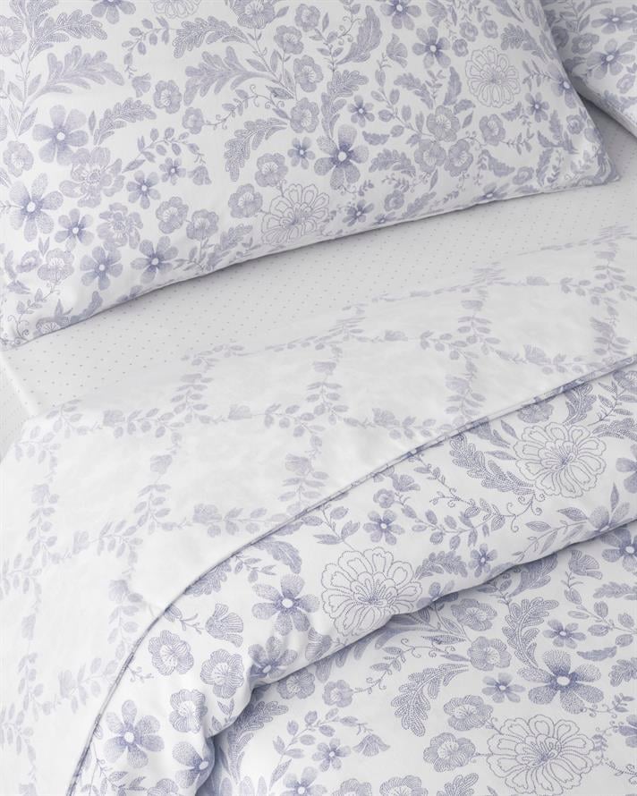Vionne Kolay Ütülenir Tek Kişilik Çarşaflı Nevresim Takımı 160x220 cm Lila