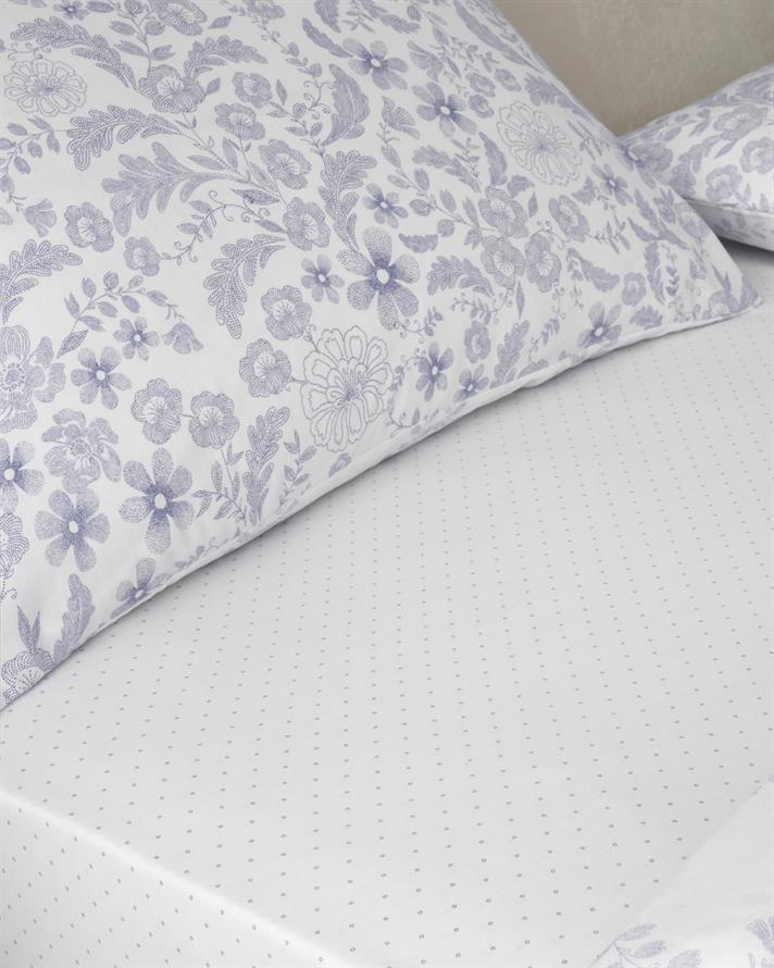 Vionne Kolay Ütülenir Çarşaflı Tek Kişilik Nevresim Takımı 160x220 cm Lila