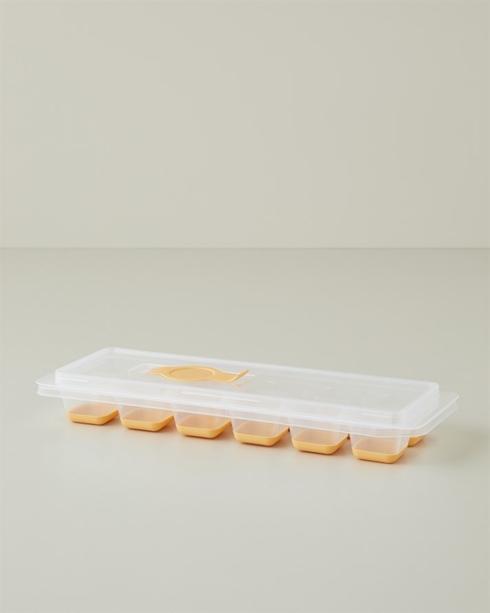 Virginie Plastik Buz Kalıbı Mutfak Gereci 24x10 cm Turuncu