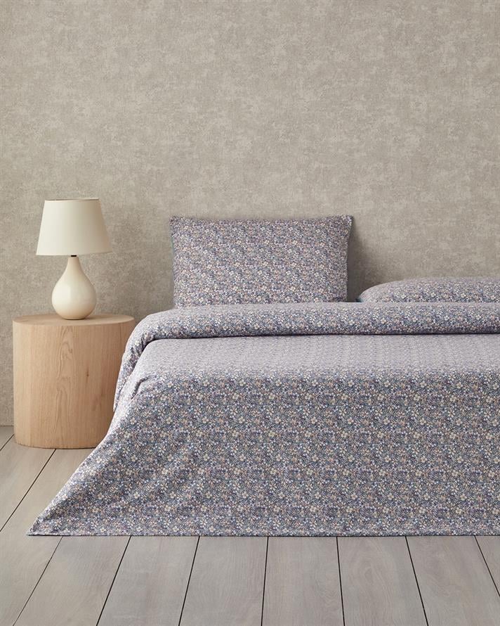 Vivid Garden Pamuk Çift Kişilik Nevresim Takımı 200x220 cm Yeşil-Pembe