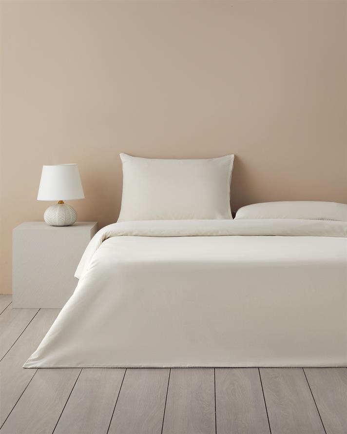 Waffle Check İpliği Boyalı Çift Kişilik Nevresim Takımı 200x220 cm Gri