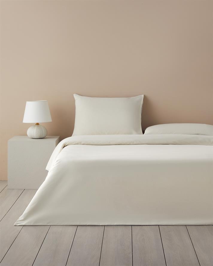 Waffle Check İpliği Boyalı King Size Nevresim Takımı 240x220 cm Gri