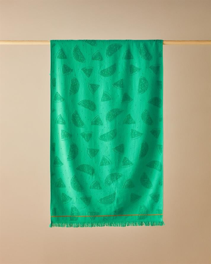 Watermelon Pamuklu Plaj Havlusu 70x140 cm Yeşil