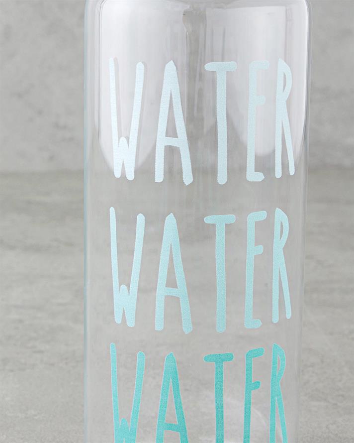 Watery Cam Başucu Sürahi 750 ml + 250 ml Mavi