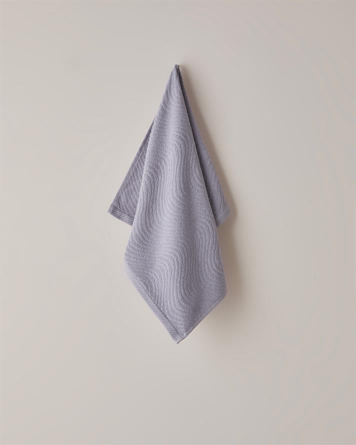 Wave Pamuk Yüz Havlusu 50x70 cm Mor