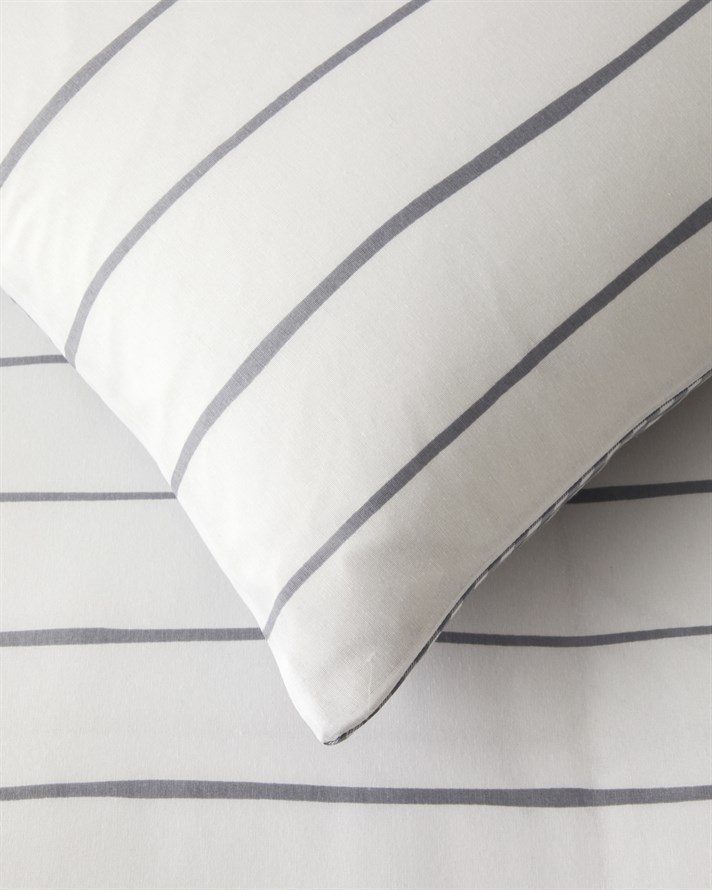 Wavy Kolay Ütülenir Çift Kişilik Nevresim Takımı 200x220 cm Koyu Gri