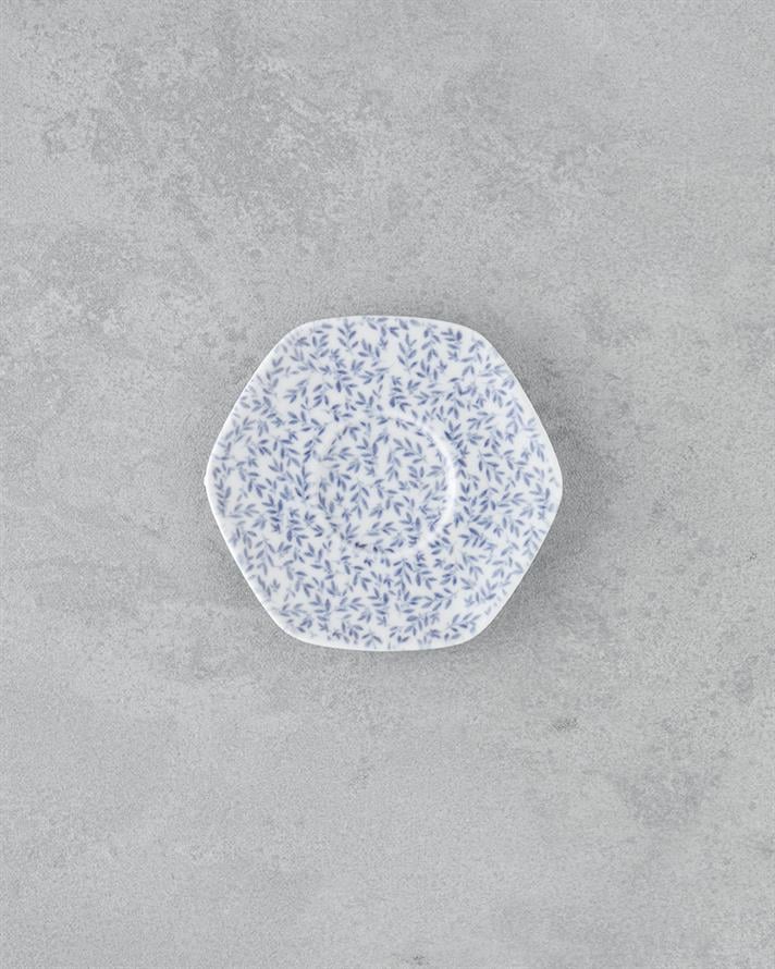 Wendy Bone Porselen Çay Tabağı 11 cm Mavi