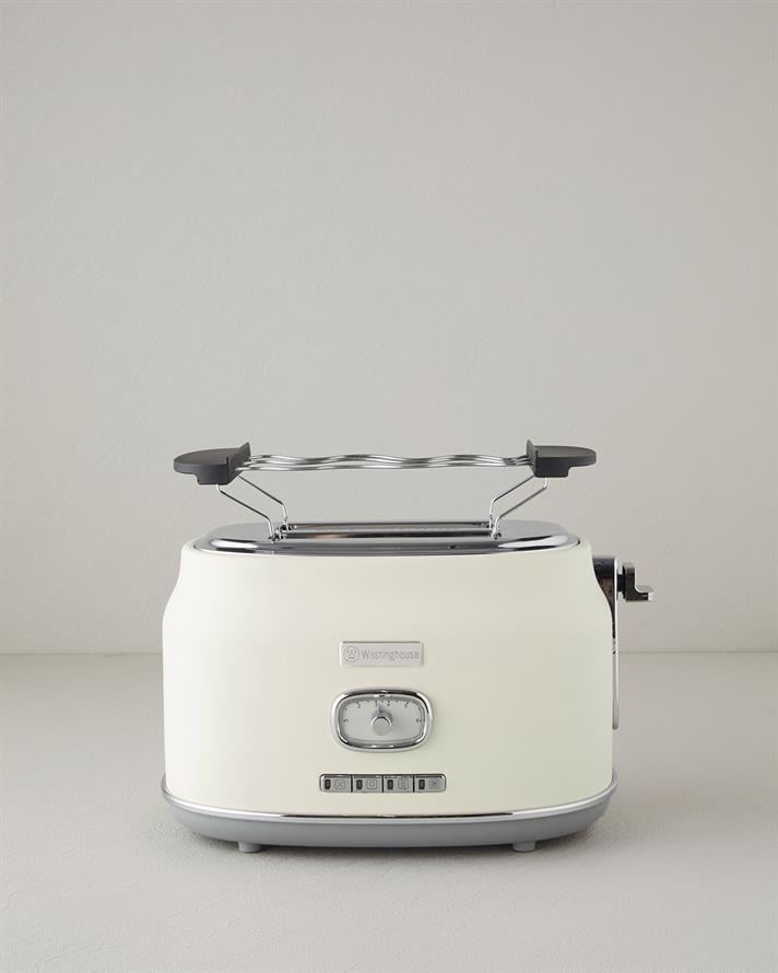 Westinghouse Retro Ekmek Kızartma Makinesi Krem
