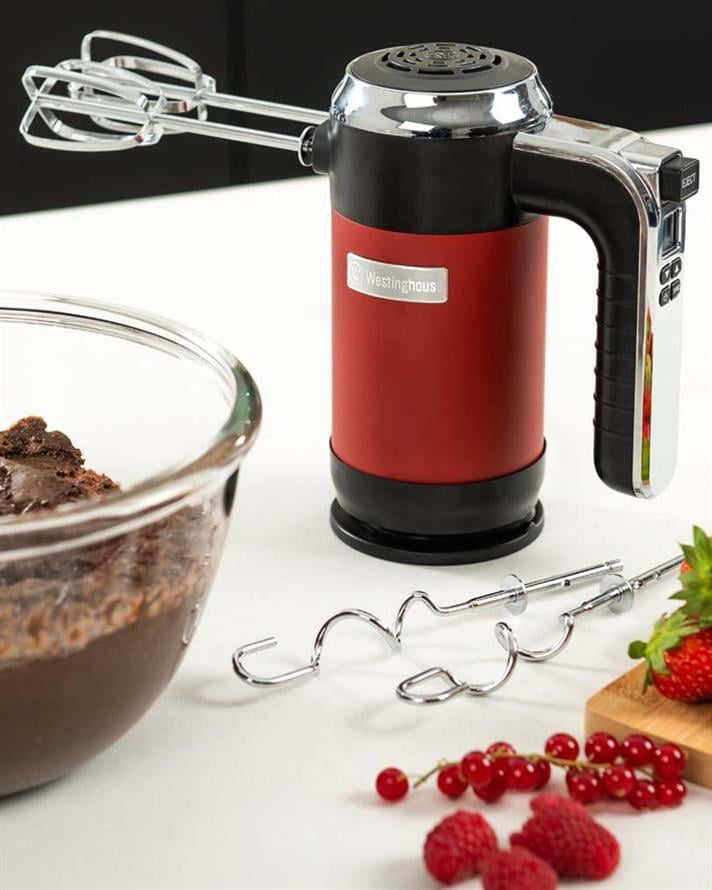 Westinghouse Retro Standlı El Mikseri Kırmızı