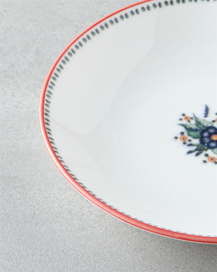 Whimsical Bone Porselen Çukur Tabak 19 cm Renkli