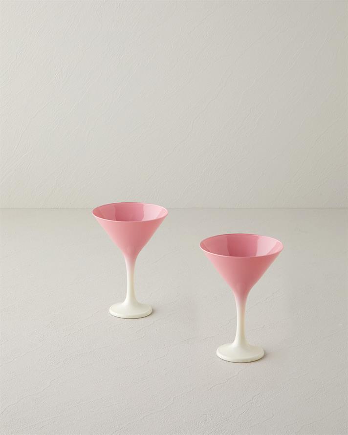 Whitney Cam 2li Cup - Dondurma Kasesi 175 ml Pembe - Krem