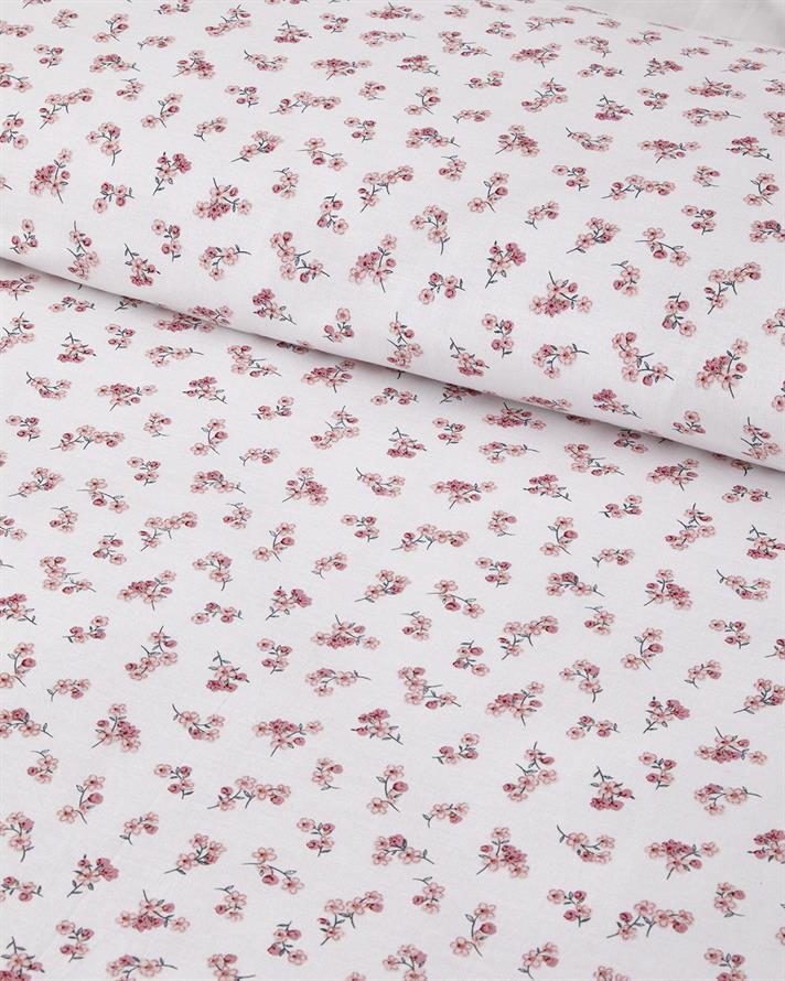 Wildflower Dream Pamuklu Çift Kişilik Nevresim Seti 200x220 cm Pembe